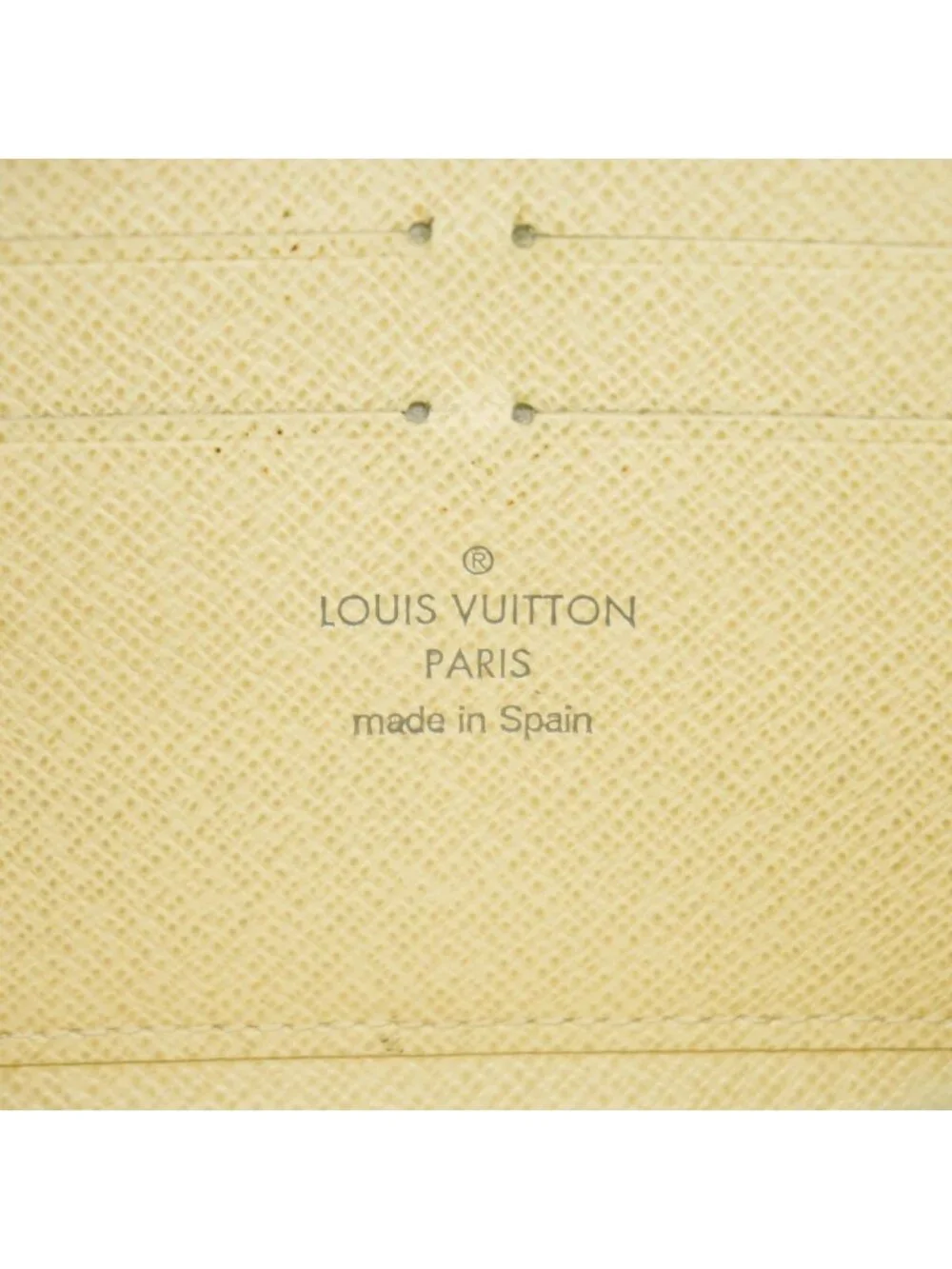 Louis Vuitton Wallet Damier Azur Zippy White